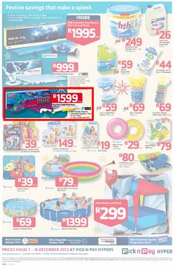 Pick n Pay Hyper: Save Big On All Your Holiday Favourites From Coolers To Camping Chairs  ( 01 Dec - 16 Dec 2013), page 8