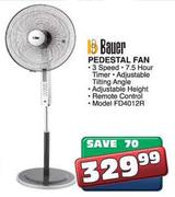 Bauer Pedestal Fan(FD4012R)