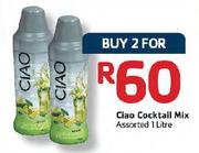 Clao Cocktail Mix Assorted-2 x 1L