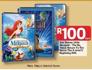 Ster Disney Little Mermaid-The De, The 2 Return To The Sea Or The 3 Ariel's Beginning DVD-Each