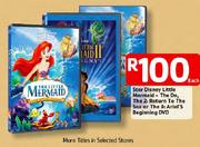 Ster Disney Little Mermaid-The De, The 2:Return To The Sea Or The 3:Ariel's Beginning DVD-Each