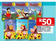 Heidi-In Die Berge, In Die Stad Or Terug In Die Berge, Liewe Heksie-1, 2, 3 Or 4 Each