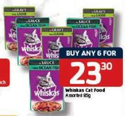 Whiskas Cat Food Assorted-6x85g