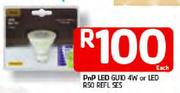 PnP LED GU10 4W Or LED R50 REFL SES