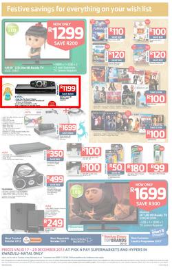 Pick n Pay Kwazulu-Natal : Save On All Your Festive Favourites (17 Dec - 29 Dec 2013 ), page 8