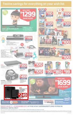 Pick n Pay Kwazulu-Natal : Save On All Your Festive Favourites (17 Dec - 29 Dec 2013 ), page 8