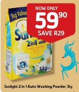 Sunlight 2 In 1 Auto Washing Powder-3Kg