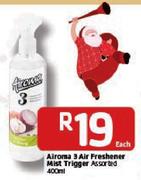 Airoma 3 Air Freshener Mist Trigger-400ml 