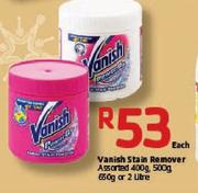 Vanish Stain Remover Assorted-400g/500g/660g Or 2Ltr-Each
