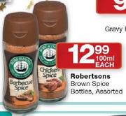 Robertsons Brown Spice Bottles Assorted-100ml Each