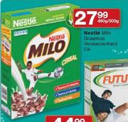 Nestle Milo Graankos Verskeidenheid-400g/500g