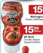 All Gold Tomato Sauce Squeeze Bottle-500ml