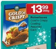 Robertsons Gold'n Crispy Coating Assorted-200g