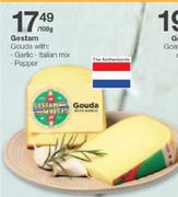 Gestam Gouda With Garlic Italian Mix Papper-100g