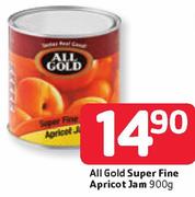 All Gold Super Fine Apricot Jam-900G