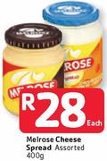 Melrose Cheese Spread-500G Each