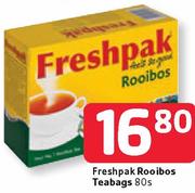 Freshpak Rooibos Teabags-80's