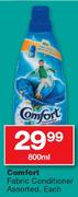 Comfort Fabric Conditioner Assorted-800ml