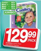 Cuddlers Jumbo Pack Disposable Nappies-Per Pack
