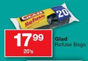 Glad Refuse Bags-20's