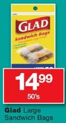 Glad Large Sandwich Bags-50's