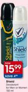 Shield Deodorant For Men or Women-150ml