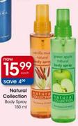 Natural Collection Body Spray-150ml Each