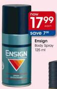 Ensign Body Spray-125ml