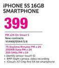 Apple iPhone 5S 16GB Smartphone-On Smart S
