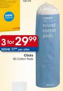 Clicks Cotton Pads-80's