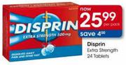 Disprin Extra Strength-24 Tablets 