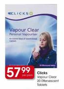Clicks Vapour Clear Effervescent-20 Tablets