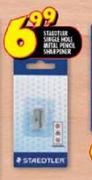 Staedtler Single Hole Metal Pencil Sharpener