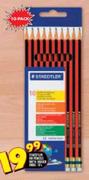 Staedtler HB Pencils with Eraser Ends-10's