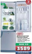 Defy Metallic Bottom Freezer Fridge-380Ltr(DAC454)