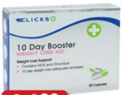 Clicks 10 Day Booster 30 Capsules