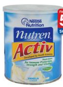 Nutren Activ Vanila,Chocolate Or Strawberry-400G