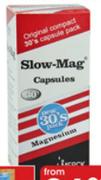Slo-Mag Fizzy-30 Capsules Or 60 Tablets