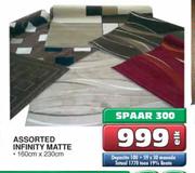 Infinity Matte Assorted-160cmx230cm Each
