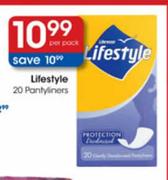 Lifestyle Pantyliners-20 per pack