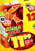 Liquifruit 100% Fruit Juice Blend Assorted-1ltr Each