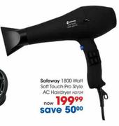 Safeway 1800W Soft Touch Pro Style AC Hairdryer-HD759