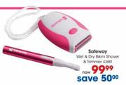 Safeway Wet & Dry Bikini Shaver & Trimmer-S3881