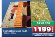 Assorted Panda Rugs 160cm x 230cm-Each