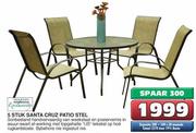 House & Home International 5 Stuk Santa Cruz Patio Stel