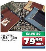 Assorted Kalaf Rugs 80cm x 120cm-Each 