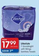 Lifestyle 7 Goodnight With Wings Sanitary Towels