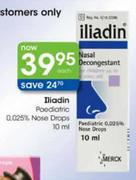 Iliadin Poediatric 0.025% Nose Drops-10ml