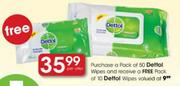 Dettol Wipes-50's