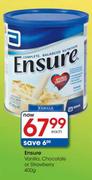 Ensure Vanilla,Chocolate Or Strawberry-400g